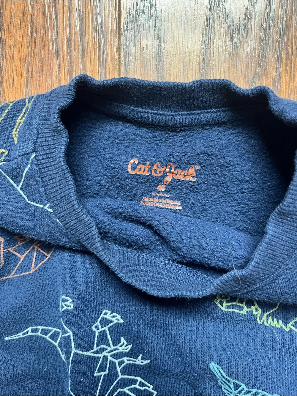 Cat & Jack -Navy Blue Dinosaur Sweatshirt & Jogger Set- Size 4T